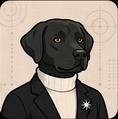 Labrador Noir Col Roule