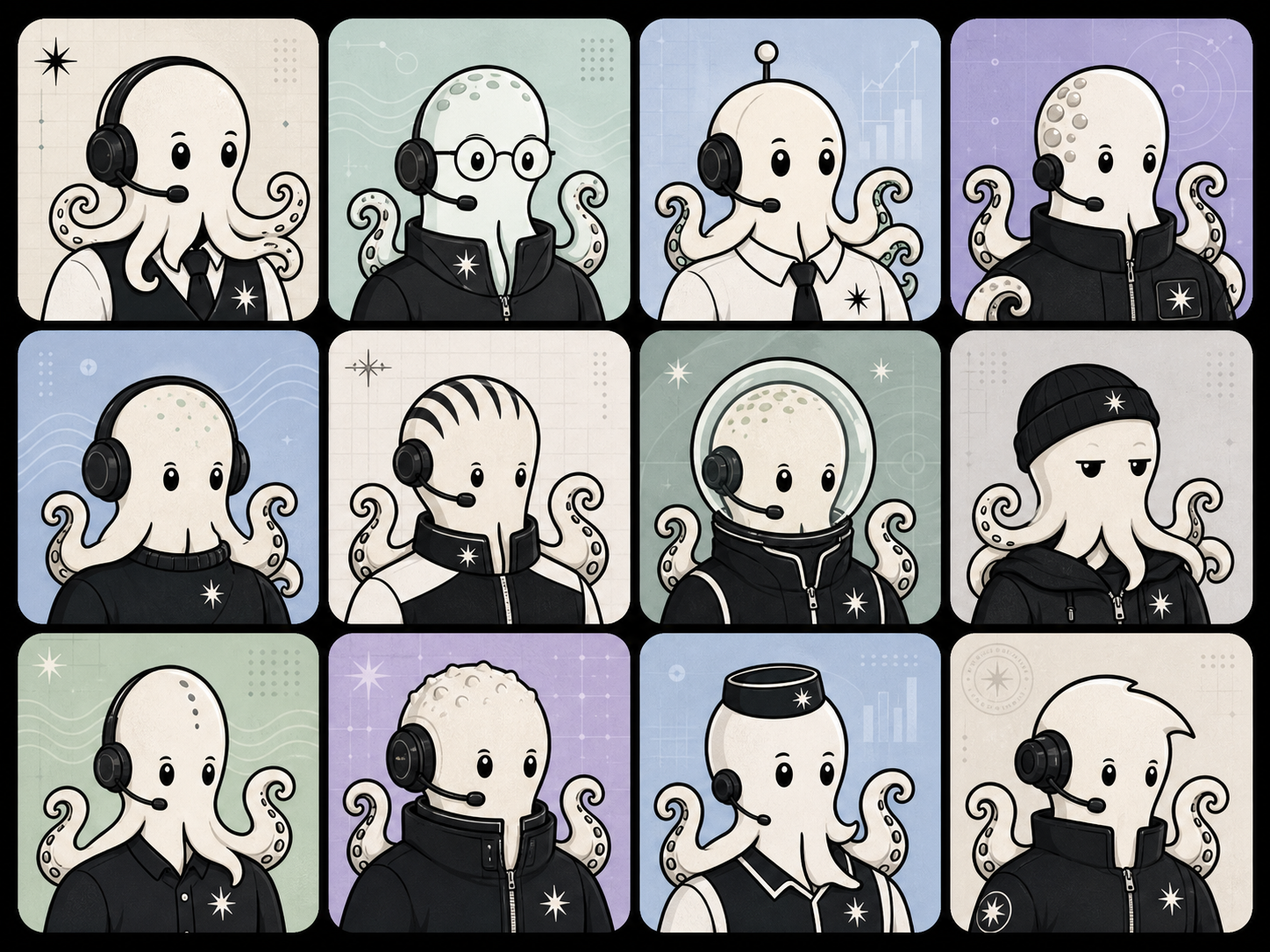Octo Coordinators reference board